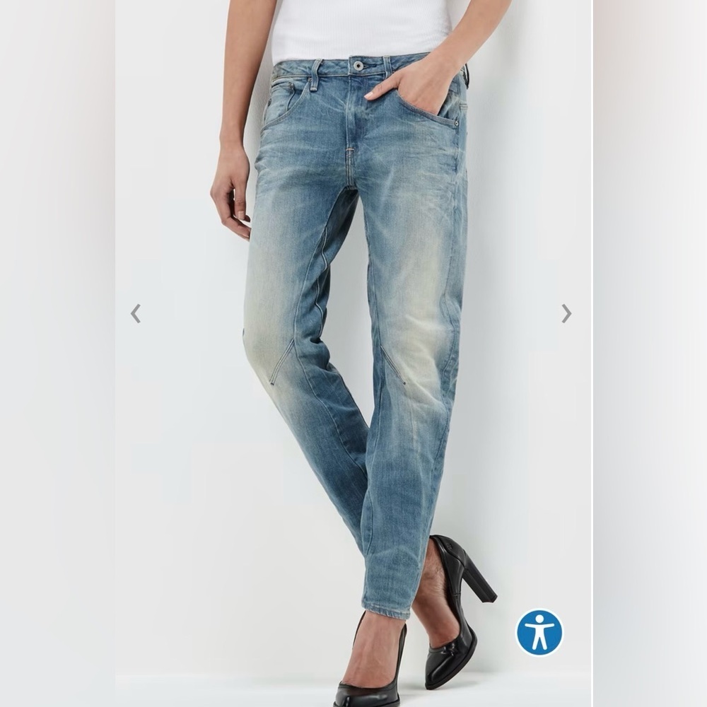 G-Star Raw Arc 3D Low Boyfriend Women Jeans Size W25 L28